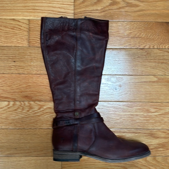 Frye - Melissa Belted Tall Boots women’s size 9 - Picture 4 of 9